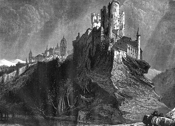 The Alcazar of Segovia, Spain, 19th century. Artist: Harry Fenn