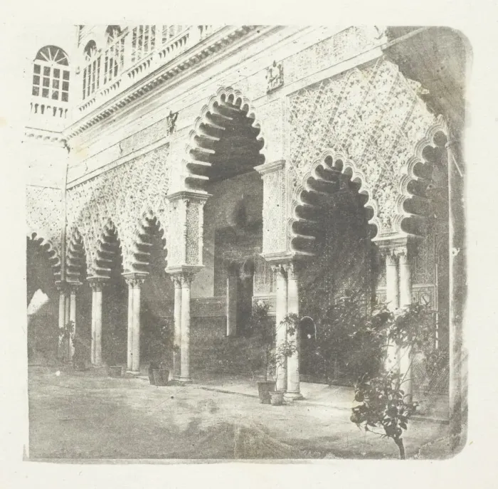 Framed Print : Alcazar de Seville, c. 1853 / 58. Creator: William Henry Fox Talbot Framed Print : Alcazar de Seville, c. 1853 / 58. Creator: William Henry Fox Talbot