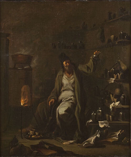 An Alchemist. Found in the collection of Nationalmuseum Stockholm