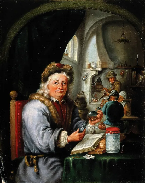 Framed Print : An alchemist in his laboratory, c1680s. Creator: Teniers, David, 1610-1690 (After) Framed Print : An alchemist in his laboratory, c1680s. Creator: Teniers, David, 1610-1690 (After)