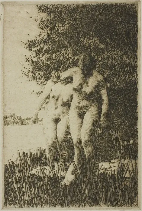 Framed Print : Alder, 1917. Creator: Anders Leonard Zorn Framed Print : Alder, 1917. Creator: Anders Leonard Zorn