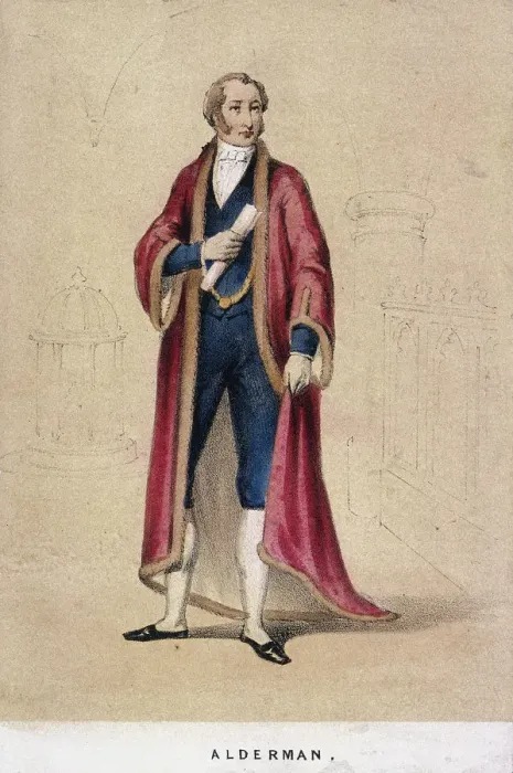 Framed Print : An Alderman, 1855. Artist: Day & Son Framed Print : An Alderman, 1855. Artist: Day & Son