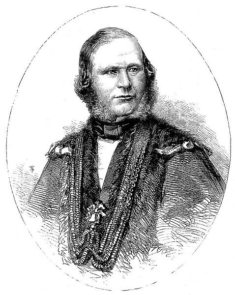 Alderman David Williams Wire, the Lord Mayor Elect - from a photograph by Mayall, 1858. Creator: Unknown