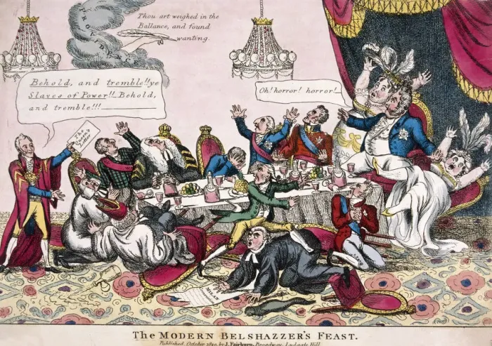 Framed Print : Alderman Sir Matthew Wood and King George IV Framed Print : Alderman Sir Matthew Wood and King George IV