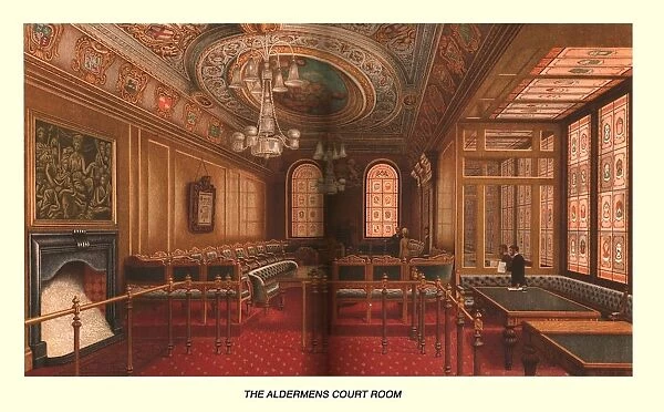 The Aldermens Court Room, 1886