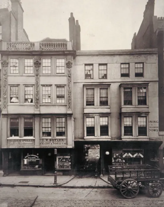 Framed Print : Aldersgate Street, City of London, 1879. Artist: Henry Dixon Framed Print : Aldersgate Street, City of London, 1879. Artist: Henry Dixon