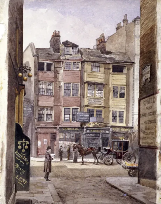 Framed Print : Aldersgate Street, London, 1886. Artist: John Crowther