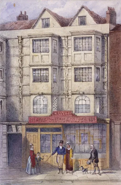 Framed Print : Aldersgate Street, London, c1850. Artist: Frederick Napoleon Shepherd Framed Print : Aldersgate Street, London, c1850. Artist: Frederick Napoleon Shepherd