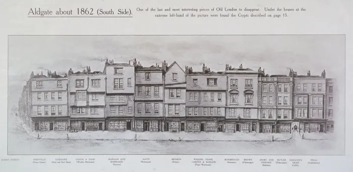 Framed Print : Aldgate High Street, London, c1862 Framed Print : Aldgate High Street, London, c1862