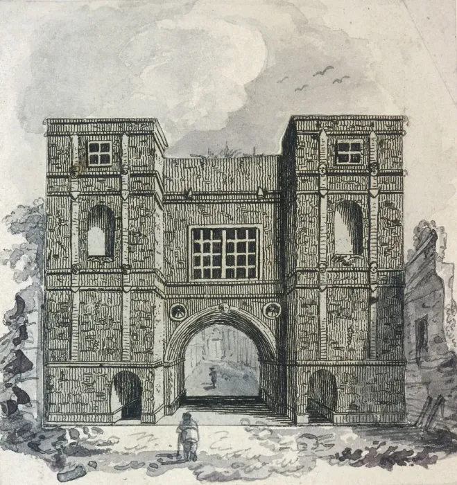 Framed Print : Aldgate, London, (1800?) Framed Print : Aldgate, London, (1800?)