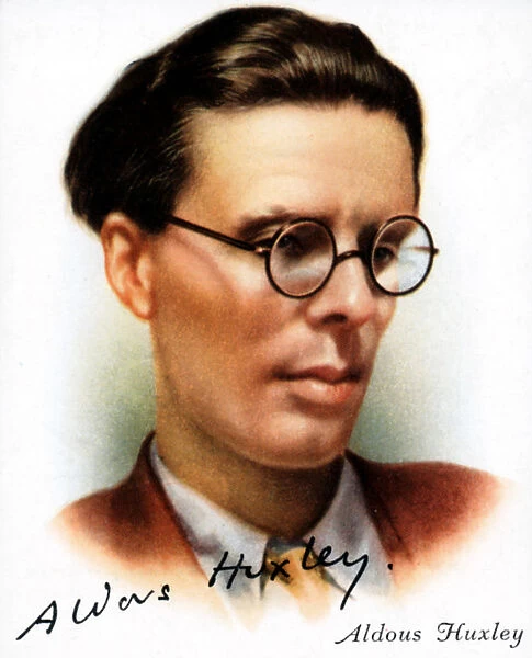 Aldous Leonard Huxley (1894-1963), English essayist and novelist, 1927