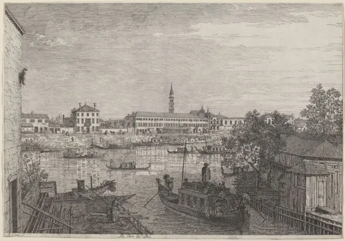 Framed Print : Ale Porto del Dolo, c. 1735 / 1746. Creator: Canaletto Framed Print : Ale Porto del Dolo, c. 1735 / 1746. Creator: Canaletto
