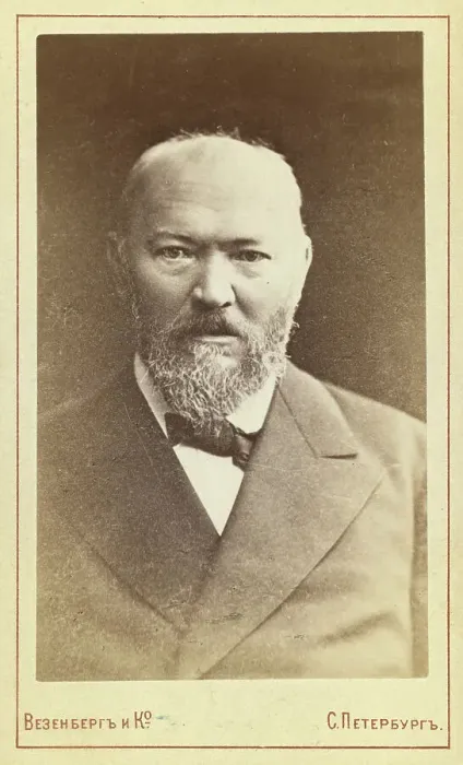 Framed Print : Aleksandr Nikolaevich Ostrovsky, half-length portrait, facing front, between 1880 and 1886. Creator: Unknown Framed Print : Aleksandr Nikolaevich Ostrovsky, half-length portrait, facing front, between 1880 and 1886. Creator: Unknown