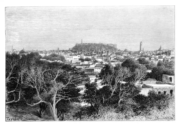 Framed Print : Aleppo, Syria, 1895. Artist: Armand Kohl Framed Print : Aleppo, Syria, 1895. Artist: Armand Kohl