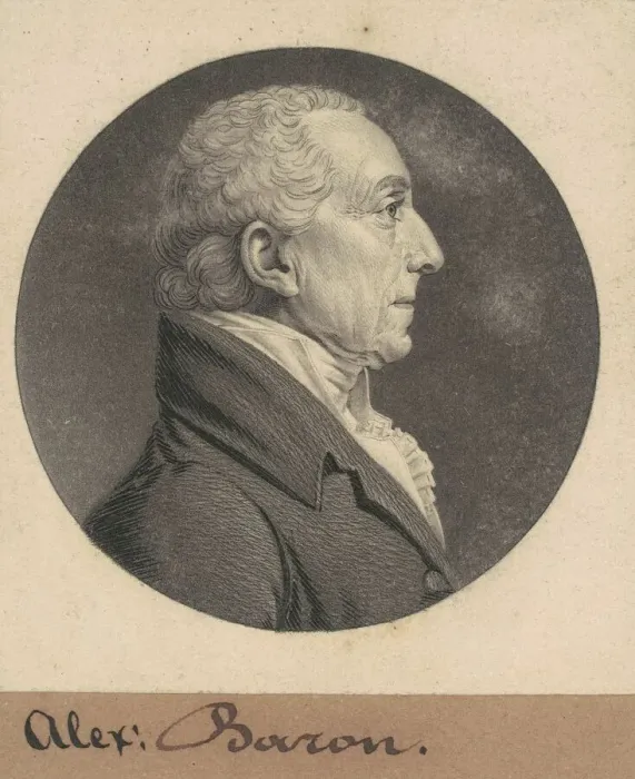 Framed Print : Alexander Baron, 1808. Creator: Charles Balthazar Julien Fevret de Saint-Memin Framed Print : Alexander Baron, 1808. Creator: Charles Balthazar Julien Fevret de Saint-Memin