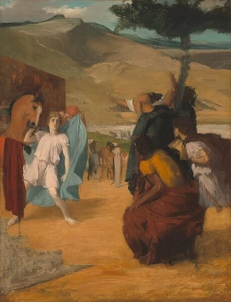 Alexander and Bucephalus, 1861 / 1862. Creator: Edgar Degas