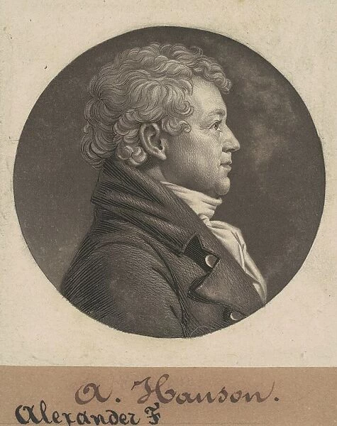 Alexander Contee Hanson, 1804. Creator: Charles Balthazar Julien Fé