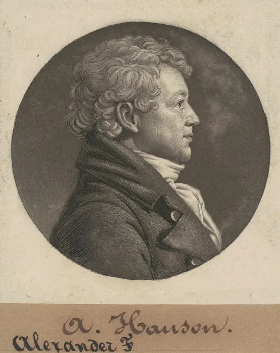 Framed Print : Alexander Contee Hanson, 1804. Creator: Charles Balthazar Julien Fé Framed Print : Alexander Contee Hanson, 1804. Creator: Charles Balthazar Julien Fé