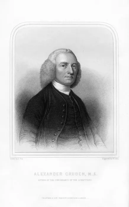 Framed Print : Alexander Cruden, author of a concordance to the Bible, (1870). Artist: W Holl Framed Print : Alexander Cruden, author of a concordance to the Bible, (1870). Artist: W Holl
