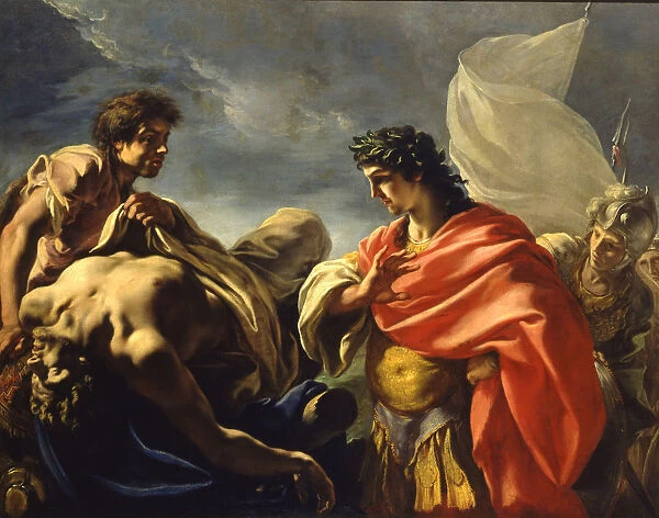 Alexander before the Dead Body of Darius, um 1700