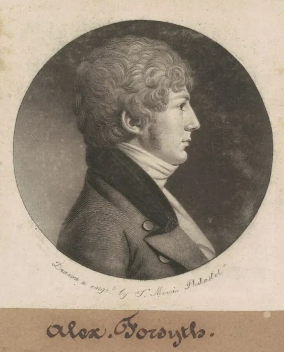 Framed Print : Alexander Forsyth, 1802. Creator: Charles Balthazar Julien Fevret de Saint-Mé Framed Print : Alexander Forsyth, 1802. Creator: Charles Balthazar Julien Fevret de Saint-Mé