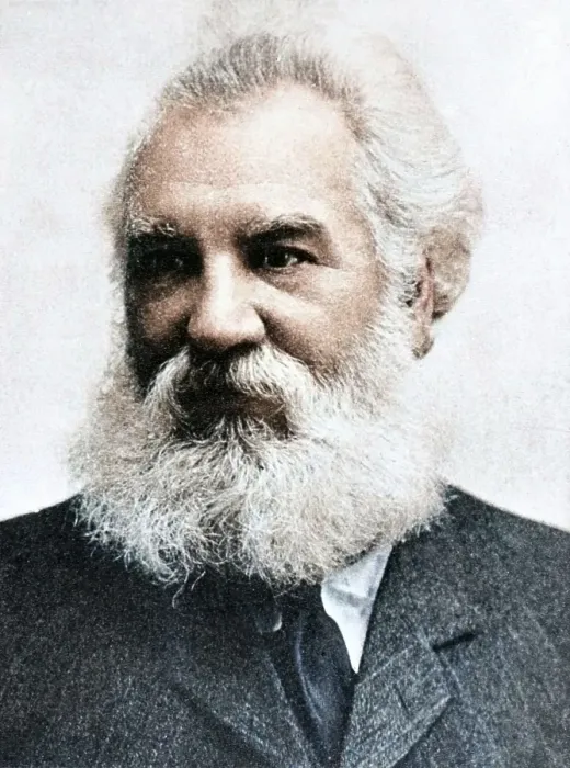 Framed Print : Alexander Graham Bell (1847-1922), Scottish-born American inventor, 1907. Creator: Unknown Framed Print : Alexander Graham Bell (1847-1922), Scottish-born American inventor, 1907. Creator: Unknown