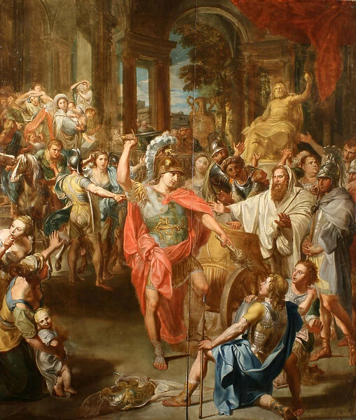 Alexander the Great Cutting the Gordian Knot