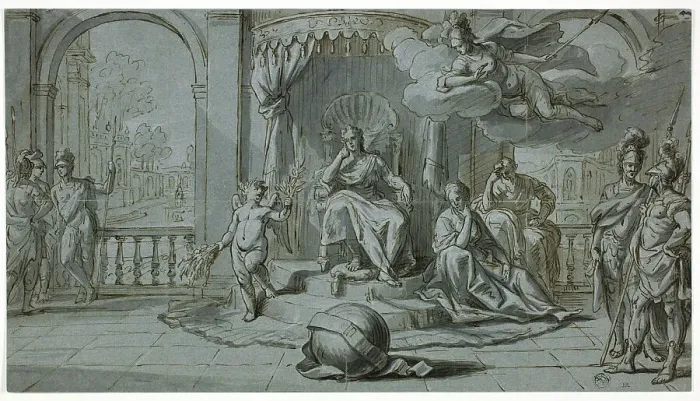 Framed Print : Alexander the Great Plans World Conquest, n.d. Creator: Antoine Dieu Framed Print : Alexander the Great Plans World Conquest, n.d. Creator: Antoine Dieu