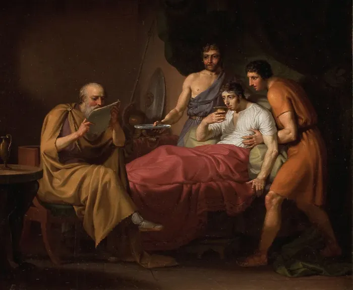 Framed Print : Alexander the Great on his Sickbed, 1806. Creator: CW Eckersberg Framed Print : Alexander the Great on his Sickbed, 1806. Creator: CW Eckersberg