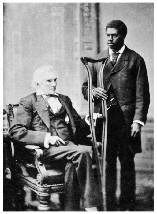 Framed Print : Alexander H Stephens, American politician, and a servant, c1870s (1955) Framed Print : Alexander H Stephens, American politician, and a servant, c1870s (1955)