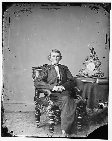 Alexander Hamilton Stephens of Georgia, Vice-President of the Confederacy, c. 1865-1880. Creator: Unknown