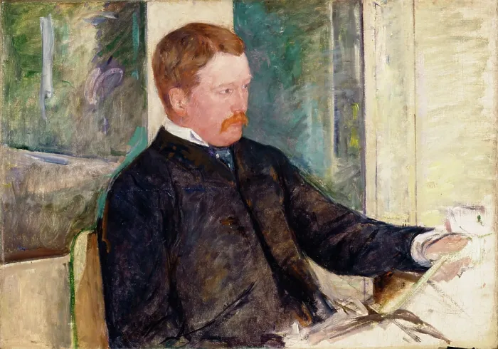 Framed Print : Alexander J. Cassatt, c1880. Creator: Mary Cassatt Framed Print : Alexander J. Cassatt, c1880. Creator: Mary Cassatt