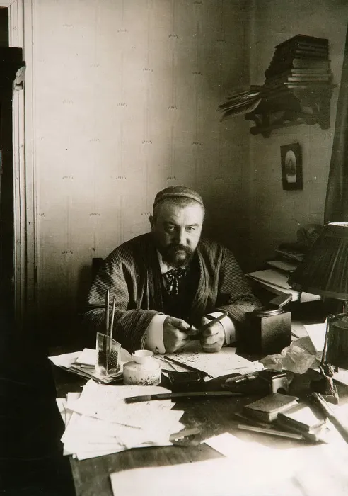 Framed Print : Alexander Kuprin, Russian author, at his desk, Gatchina, Russia, early 20th century. Artist: Karl Karlovich Bulla Framed Print : Alexander Kuprin, Russian author, at his desk, Gatchina, Russia, early 20th century. Artist: Karl Karlovich Bulla