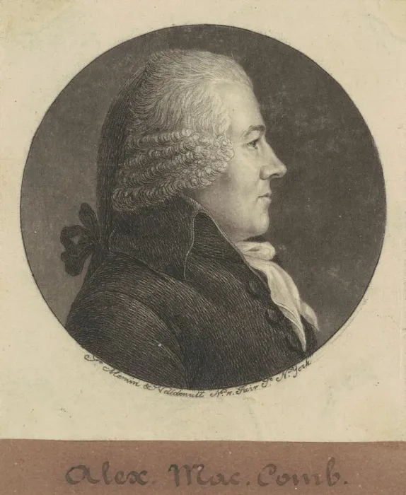 Framed Print : Alexander Macomb, 1796-1797. Creator: Charles Balthazar Julien Fé Framed Print : Alexander Macomb, 1796-1797. Creator: Charles Balthazar Julien Fé