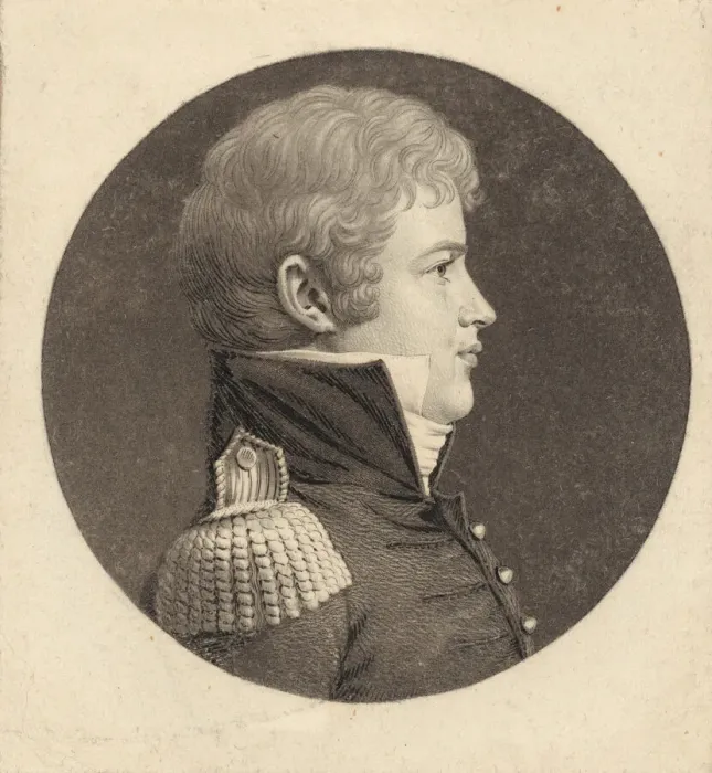 Framed Print : Alexander Macomb, Jr. 1809. Creator: Charles Balthazar Julien Fé Framed Print : Alexander Macomb, Jr. 1809. Creator: Charles Balthazar Julien Fé
