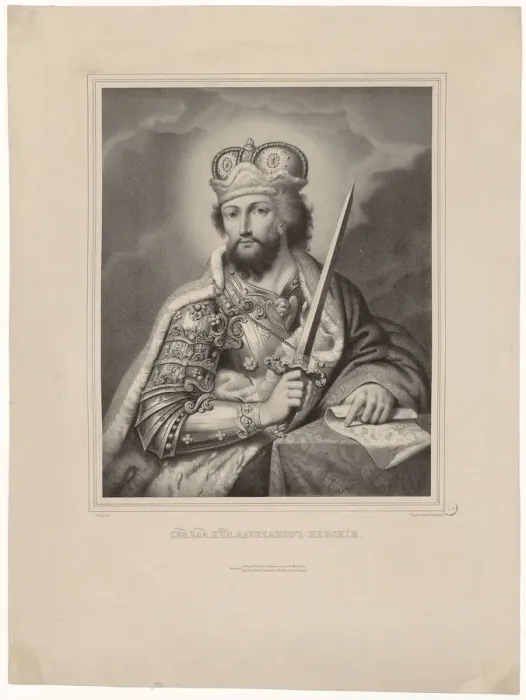 Framed Print : Alexander Nevsky, Grand Prince of Novgorod and Vladimir (1220-1263), 1839 Framed Print : Alexander Nevsky, Grand Prince of Novgorod and Vladimir (1220-1263), 1839