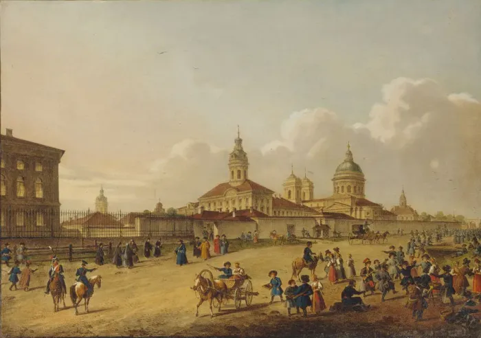 Framed Print : The Alexander Nevsky Monastery. Artist: Anonymous Framed Print : The Alexander Nevsky Monastery. Artist: Anonymous