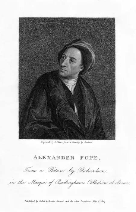 Framed Print : Alexander Pope, English poet, (1807). Artist: C Picart Framed Print : Alexander Pope, English poet, (1807). Artist: C Picart