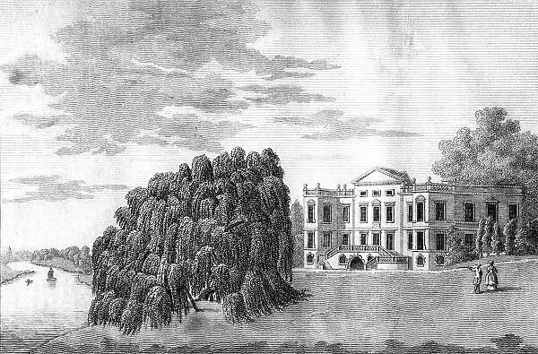 Alexander Popes villa at Twickenham, London, 1807. Artist: Cary
