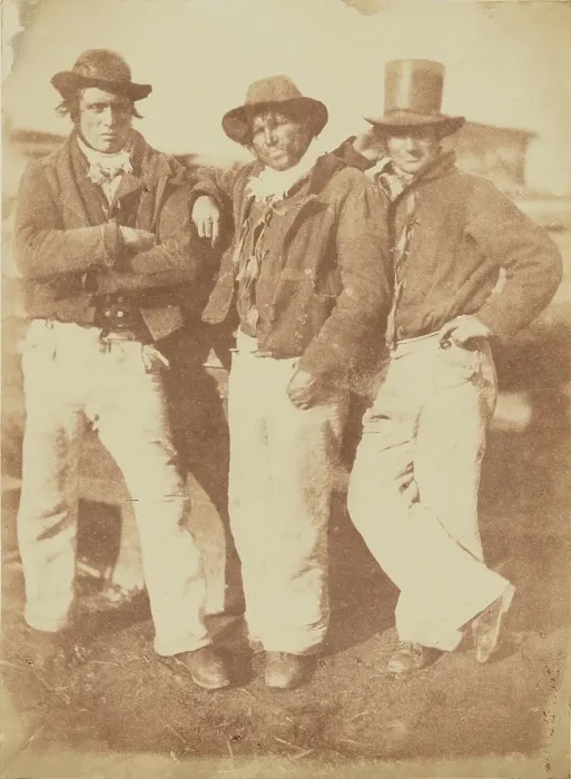 Framed Print : Alexander Rutherford, William Ramsay and John Liston, 1843-1848. Creator: Hill & Adamson