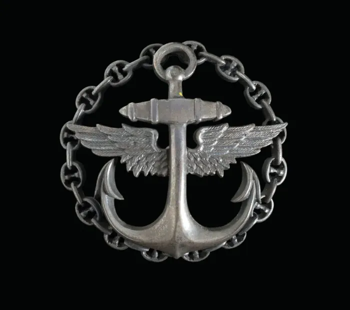 Framed Print : Alexander de Seversky Navy Aero School badge. Creator: Unknown Framed Print : Alexander de Seversky Navy Aero School badge. Creator: Unknown