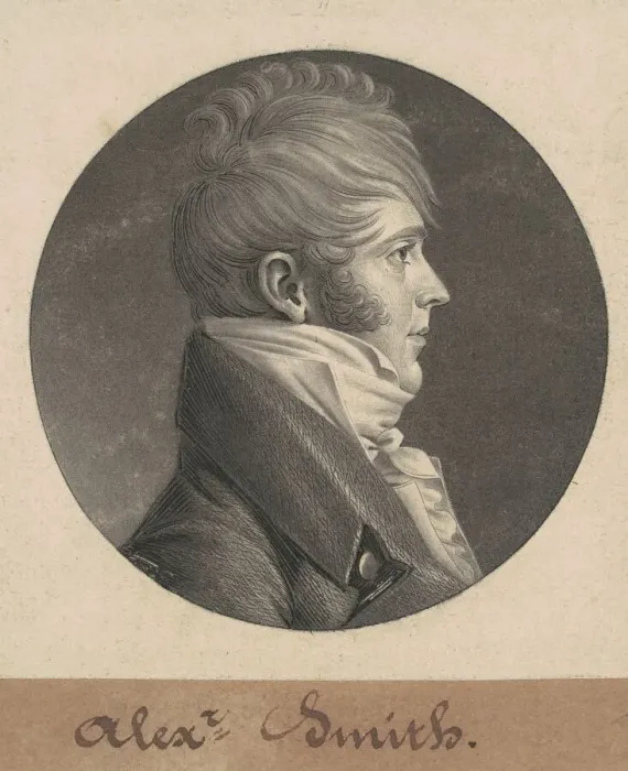Framed Print : Alexander Smith, 1804. Creator: Charles Balthazar Julien Fevret de Saint-Memin Framed Print : Alexander Smith, 1804. Creator: Charles Balthazar Julien Fevret de Saint-Memin