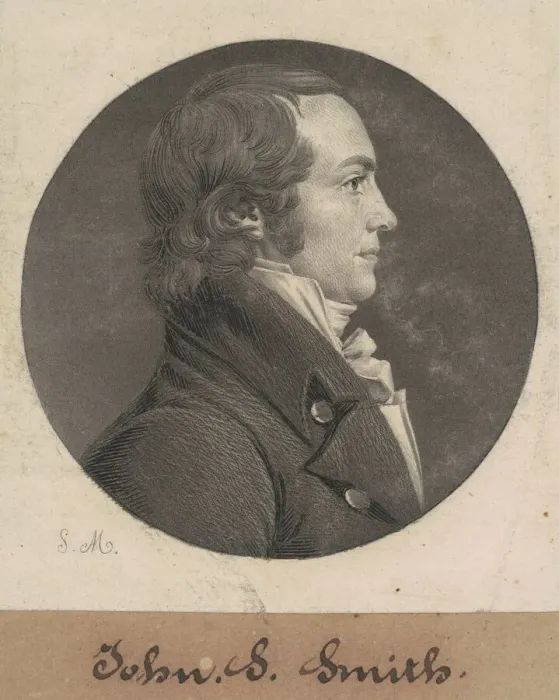 Framed Print : Alexander Smyth, 1807. Creator: Charles Balthazar Julien Fevret de Saint-Memin Framed Print : Alexander Smyth, 1807. Creator: Charles Balthazar Julien Fevret de Saint-Memin
