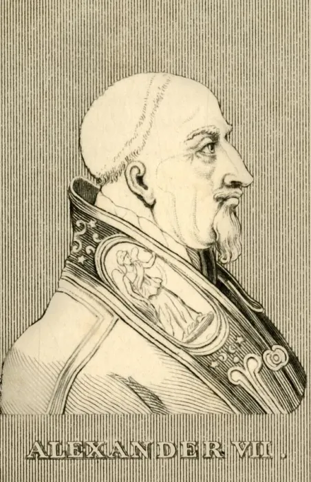 Framed Print : Alexander VII, (1599-1667), 1830. Creator: Unknown Framed Print : Alexander VII, (1599-1667), 1830. Creator: Unknown