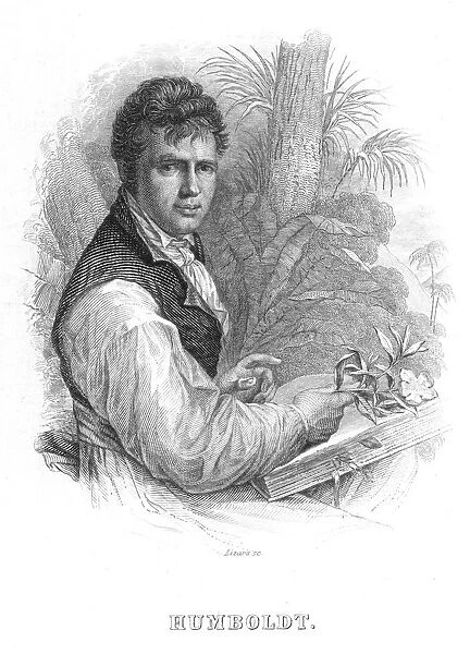 Alexander von Humboldt, German naturalist, c1830. Artist: William Home Lizars