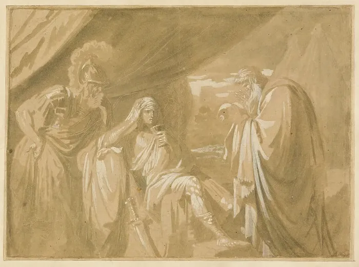 Framed Print : Alexander's Confidence with his Physician Philip, c.1770. Creator: Benjamin West Framed Print : Alexander's Confidence with his Physician Philip, c.1770. Creator: Benjamin West