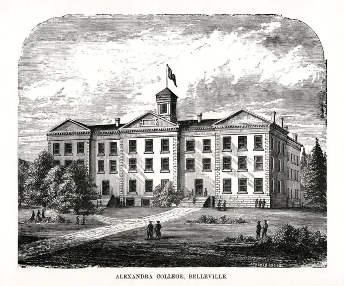 Framed Print : Alexandra College, Belleville, Ontario, Canada, 19th century Framed Print : Alexandra College, Belleville, Ontario, Canada, 19th century