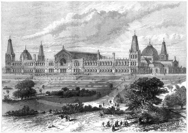 The Alexandra Palace, Muswell Hill, London, 1875