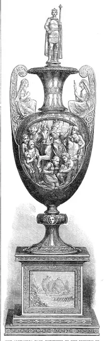 Framed Print : The Alexandra Vase, presented to the Princess of Wales by the Danish residents...Great Britain, 1864 Creator: Unknown Framed Print : The Alexandra Vase, presented to the Princess of Wales by the Danish residents...Great Britain, 1864 Creator: Unknown