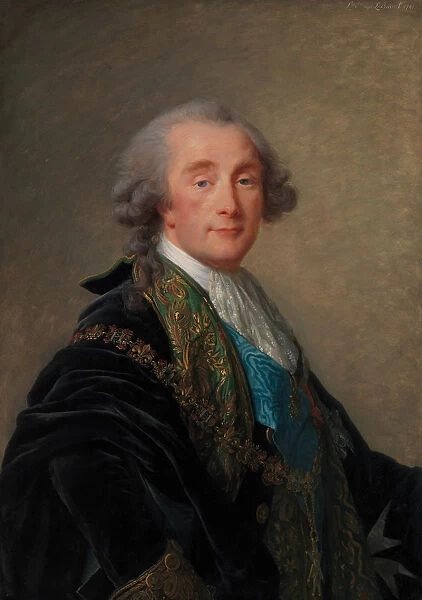 Alexandre Charles Emmanuel de Crussol-Florensac (1743-1815), 1787. Creator: Elisabeth